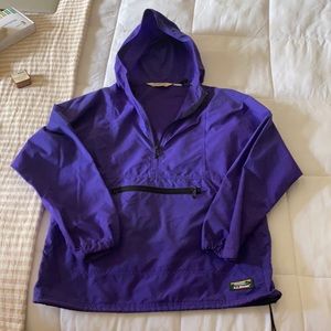 LL Bean pullover raincoat/anorak